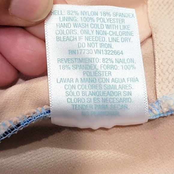 Large Tropical Side Drawstring Razorback Adjustable Straps One Piece Swimsuit - Picture 9 of 10